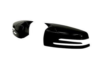 Capace oglinda tip BATMAN compatibile Mercedes Benz Seria A W176 2012-2018 negru lucios Cod:BAT10036