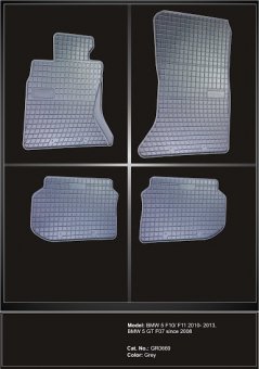 Covoare cauciuc BMW seria 5 GT F07 2008 ( GR0669, P30G ) GRI