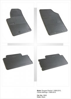 Covoare cauciuc CITROEN BERLINGO I 1999-2010 ( 0645 P20 )