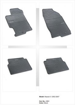 Covoare cauciuc MAZDA 6 2002-2007 ( 0861, P30 )