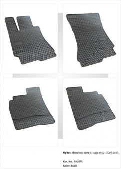 Covoare cauciuc MERCEDES BENZ S-KLASSE W221 2005-2013 ( 542575 P20 )