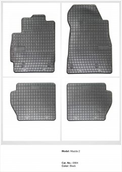 Covoare cauciuc MERCEDES C-KLASSE W203 2000-2007 ( 0785 P30 )