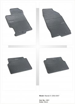 Covoare cauciuc NISSAN QASHQAI I 2007-2013 ( 0450 P30 )