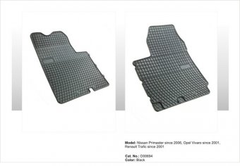 Covoare cauciuc OPEL VIVARO 2001-2014 ( D00694 P40 )