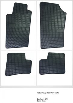 Covoare cauciuc PEUGEOT 206 1998-2012 (542711 P40)