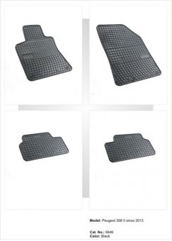 Covoare cauciuc PEUGEOT 308 II 2013 (0646 P30)