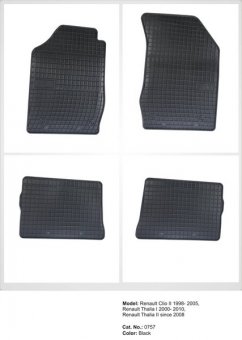 Covoare cauciuc RENAULT CLIO II 1998-2005 ( 0757 P40 )