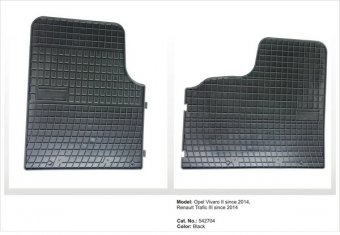 Covoare cauciuc RENAULT TRAFIC III 2015 ( 542704 P40 )