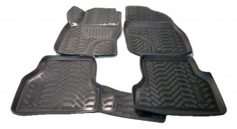 Covoare cauciuc stil tavita Ford Focus II 2004-2011 ( 3D 60413, A10 )