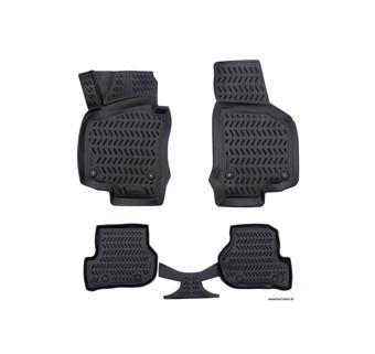 Covoare cauciuc  tavita compatibile Seat Leon II 2005-2013  Cod: 3D AP-1050 / A80-X122v2EU
