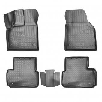 Covoare cauciuc stil tavita Toyota Land Cruiser J120 Prado 2002-2009 ( 3D 61906​​​​, A10 )
