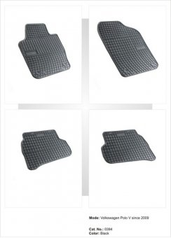 Covoare cauciuc VW POLO V 2009-2017 ( 0394 P40 )