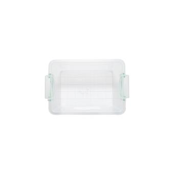 Cutie depozitare 1.5L cu capac din plastic, transparenta 210x140x100mm Cod: DISLK08