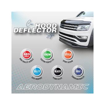 Deflector capota compatibil Citroen Jumper 2014 Cod: 14021 / DEF4