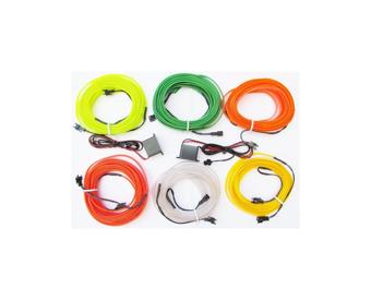 Fir cu neon PREMIUM  12V- lungime 5 metri - ELW-5M-Y Galben