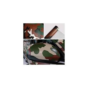 Folie  auto Camuflaj Forest cu tehnologie de eliminare a bulelor 1,5mx1m Cod: MC02/FC02