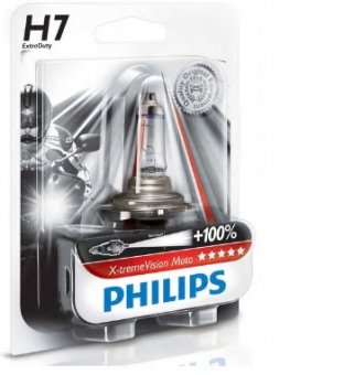 BEC MOTO H4 X-TREME VISION  12V/60/ 55W.(BLISTER) PHILIPS