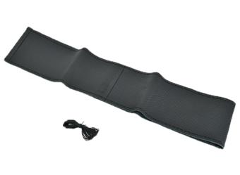 Husa volan imitatie piele  K95LUX  LATA 11.5cm marimea XXL cu ac si ata culoare negru