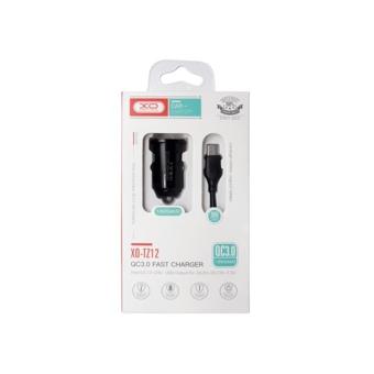 Incarcator auto Quick charge QC3.0 18W + cablu Type-C  Cod:XO-TZ12C