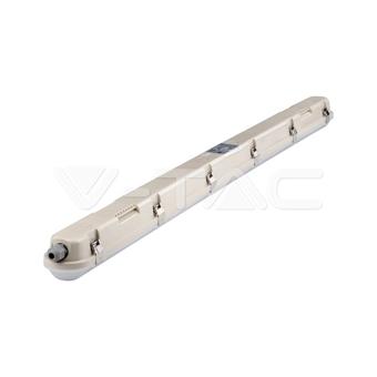 Lampa LED Rezistenta la Apa Seria M 1200mm 36W 4000K Milky Cover SS Clip 120 lm/W COD: 20217