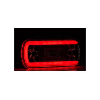 Lampa spate 220x100, 6 functii, cu ceata si numar, LED, FT-130PM Fristom