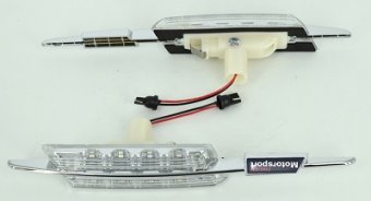 Lampi laterale LED semnalizare transparente compatibile BMW. COD: ART-7133