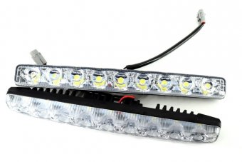 Lumini de zi DRL COB P9S lumina alba 12V