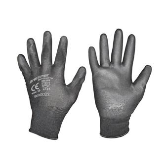 Manusi de protectie sintetice cauciucate negre  M10  Cod:BK90022