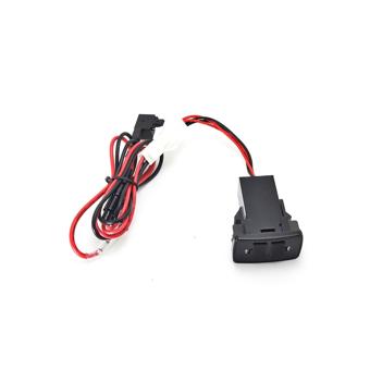 Mufa USB 12-24V pentru bord cu capac  din cauciuc  Cod: 01