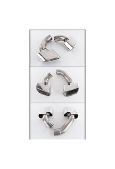 Ornament de toba compatibil BMW X5 F15-Argintiu Cod:TYH202SL