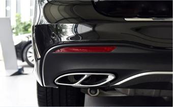 Ornament de toba compatibil Mercedes Clasa C W205 S205 pachet AMG  -Argintiu Cod:TYH117SL