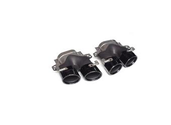 Ornament de toba compatibil Mercedes Clasa E W213  pachet AMG - Negru Cod:TYE53BL