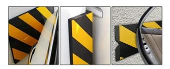 Panou protectie perete parcare 30x20x1cm   Cod: W15468