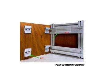 Structura aluminiu pentru prindere ascunsa 1m² placa HPL