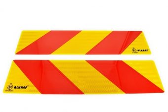 Placi reflectorizante PREMIUM hasurate ( mici ) Cod: L1039100 / PD11 2buc/set