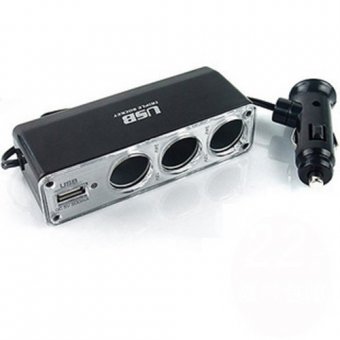 Prelungitor bricheta 3 cai cu fir si USB WF0120 / WF-0096