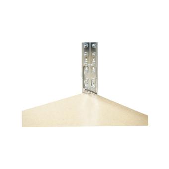 Raft metalic cu 5 polite MDF, 180x100x50cm, 250kg/polita, montaj fara suruburi, galvanizat Cod: BK92956