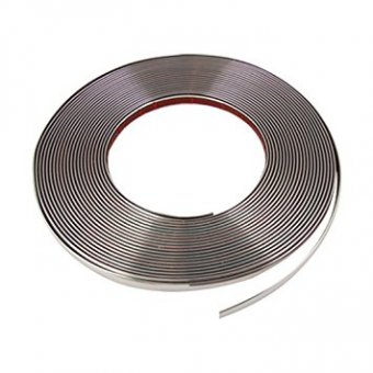Rola ornament nichel cu adeziv 10mm x 15m