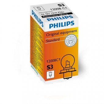 BEC S3  VISION MOTO 12V 15W P26S PHILIPS (cutie)