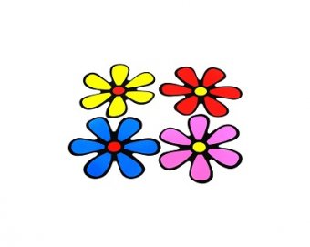 Set 10 abtibilduri  FLORICELE  8cm Cod: TZ-004