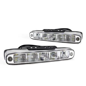 Set 2 proiectoare DRL 12/24V, 5 LED-uri, DRL506HP Amio Cod: 01522