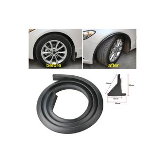 Set 4 ornamente protectie aripa din cauciuc 1,6mx2cm culoare Neagra Cod: FS-7017