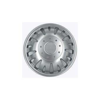 Set 4 capace roti  Argintiu 16″ pentru dube / Model Bombat Cod: S-410