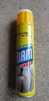 Spray spuma curatat cu perie diverse suprafete:tapiterie,vinilin etc.