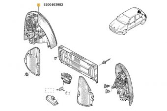 LAMPA SPATE DR-SYMBOL CU SEMN ALB  403982 U
