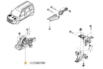 TAMPON MOTOR DR. 1.5 58078R U
