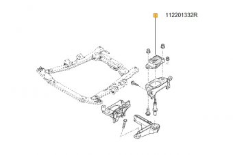 TAMPON MOTOR STG.MPI 4X4 DUSTER  CX