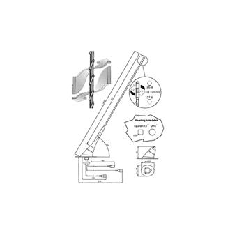 Tija antena auto  VEN