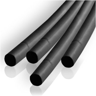 Tub varnis termocontractabil negru 10.0 mm