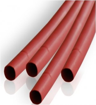 Tub varnis termocontractabil rosu 10.0 mm